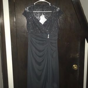 Beautiful lace and dress with a unique lace back